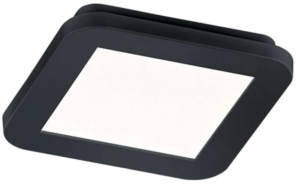 Φωτιστικό Οροφής - Πλαφονιέρα Camillus R62931032 10W Led 17x17x3cm Black Mat RL Lighting Πλαστικό