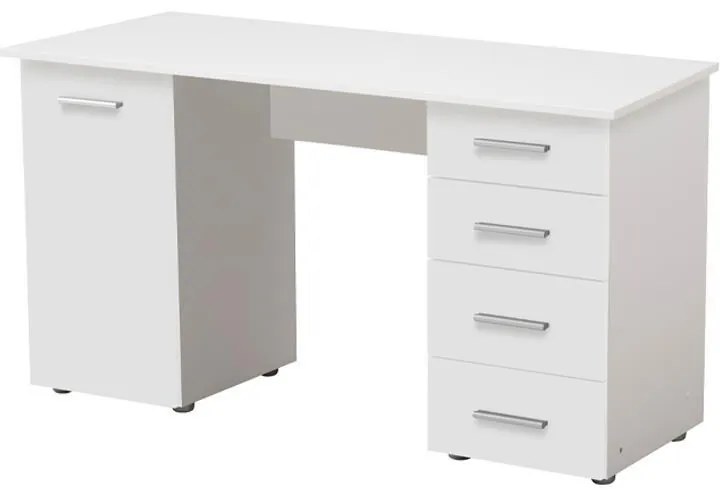 Γραφείο LIBER Λευκό 135x50x75,5 εκ. 135x50x75.5 εκ.