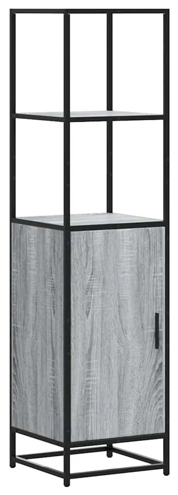 vidaXL Highboard Grey Sonoma Κατασκευασμένο ξύλο και μέταλλο