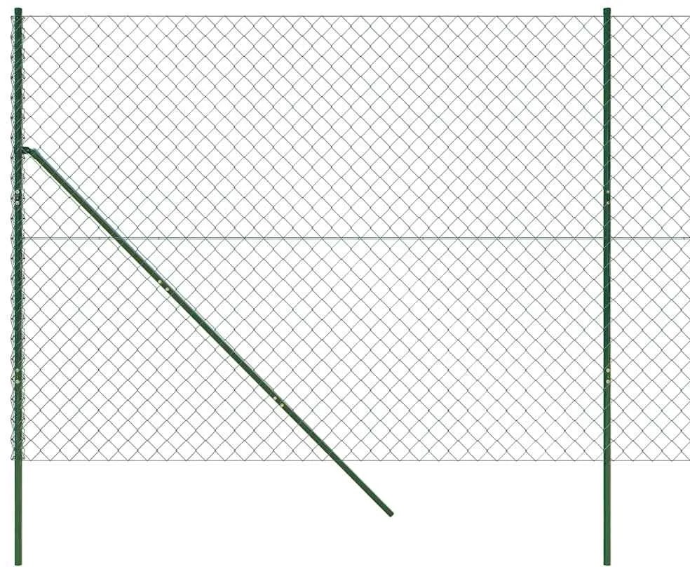 vidaXL Συρματόπλεγμα Περίφραξης Πράσινο 1,4 x 10 μ.