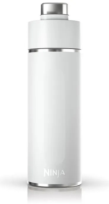 Thermos Ninja DW2401EUUKWH, 700 ml, Κατάλληλο για ανθρακούχα ποτά, Τριπλή μόνωση, Χωρίς BPA, Ζεστό έως 8 ώρες, Κρύο έως 24 ώρες, Λευκό