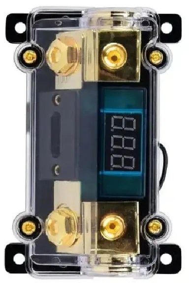 PerVoi Ασφαλειοθήκη με ψηφιακό βολτόμετρο CTC-387 - Digital Fuse Holder