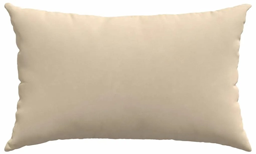 vidaXL Μαξιλάρι Καναπέ 2 pcs Κρεμ 50 x 30 cm ύφασμα