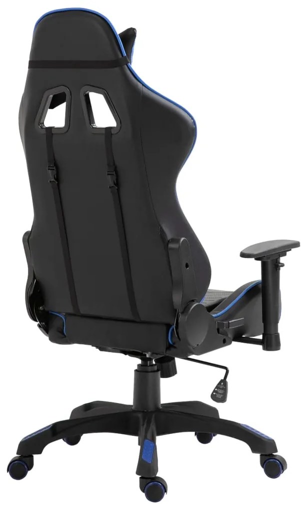 vidaXL Καρέκλα Gaming Μπλε από Συνθετικό Δέρμα