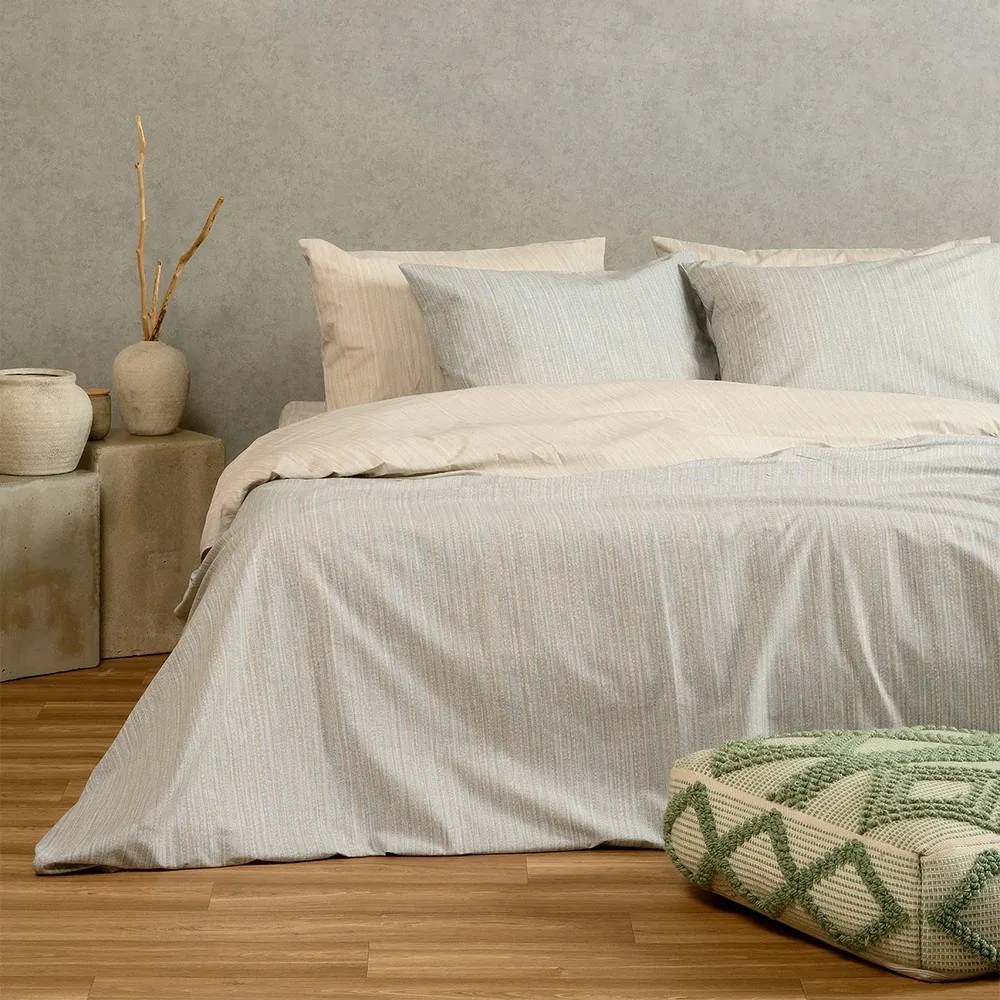 Μαξιλαροθήκες Nika (Σετ 2τμχ) Light Blue Melinen 50Χ70 Βαμβάκι-Πολυέστερ