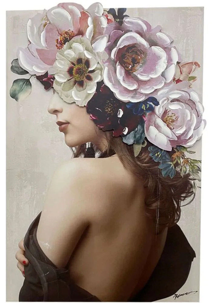 Πίνακας Καμβάς Bezira 301-000017 60x3x90cm Multi Inart Κάθετοι Canvas