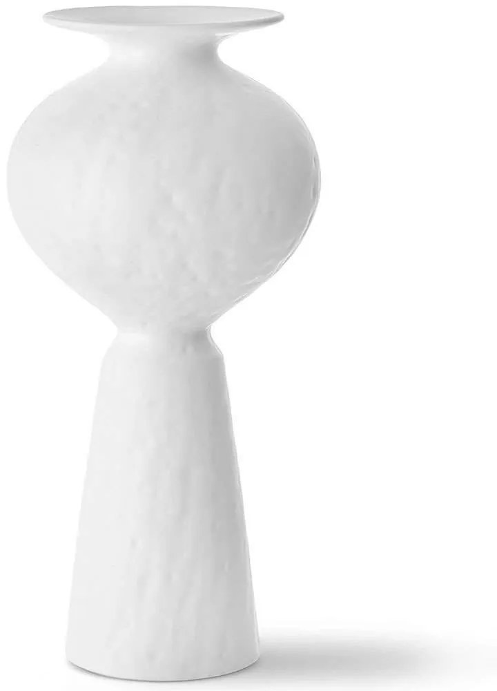 Βάζο 742TMA4859 18x18x40cm White Aberto Design Ceramic