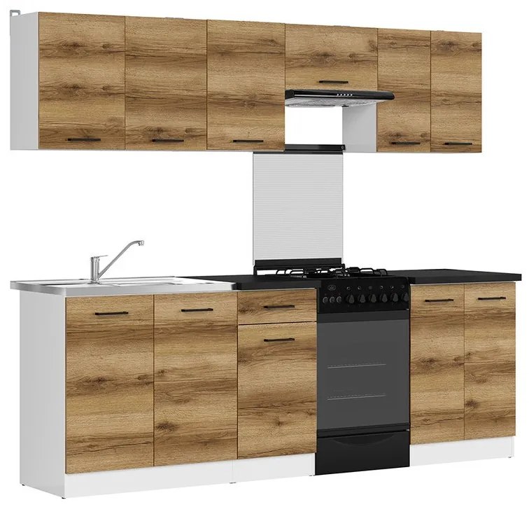 Σετ κουζίνας Econ plus 120, 230x60cm, 110 kg, Πάγκος, Πλαστικοποιημένη μοριοσανίδα | Epipla1.gr