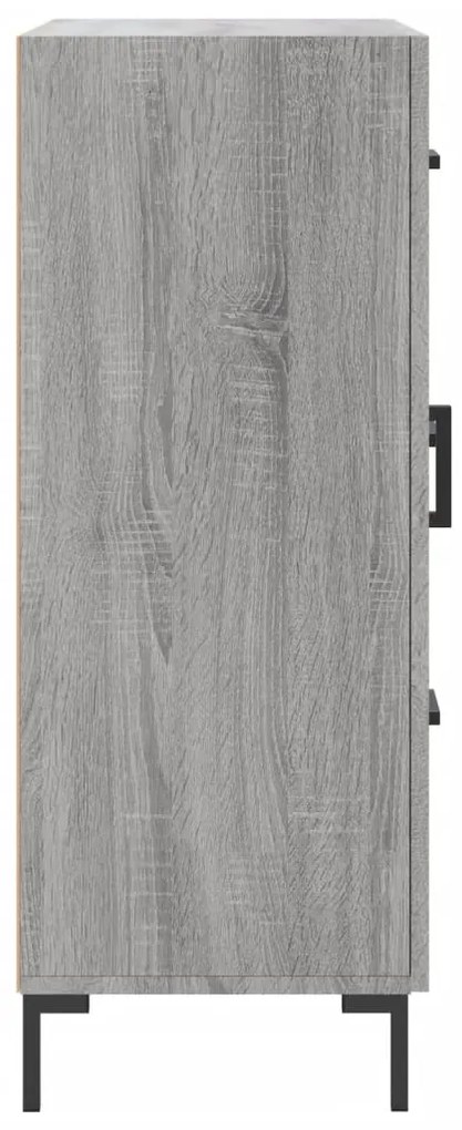 vidaXL Ντουλάπι Γκρι Sonoma 69,5 x 34 x 90 εκ. από Επεξεργασμένο Ξύλο