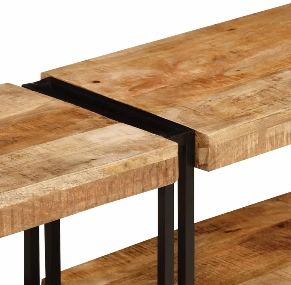 vidaXL Έπιπλο Τηλεόρασης 180 x 30 x 40 εκ. από Μασίφ Ξύλο Μάνγκο
