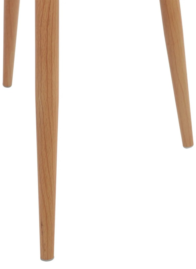 ΠΟΛΥΘΡΟΝΑ ΠΟΛΥΠΡΟΠΥΛΕΝΙΟΥ ΛΕΥΚΗ ΜΕ ΜΕΤΑΛΛΙΚΑ ΠΟΔΙΑ ΑΠΟΜΙΜΗΣΗ ΞΥΛΟΥ ARIADNE HM8001.01 62,5x56x80 εκ.