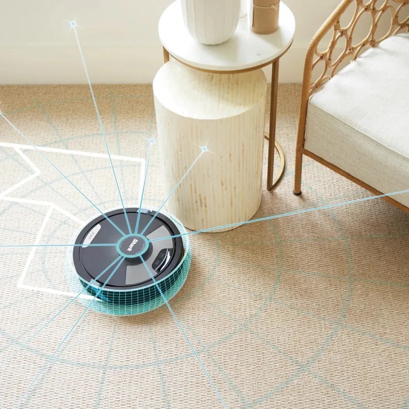 Ρομποτική ηλεκτρική σκούπα Shark Matrix Plus RV2620WAEU, 650 W, 0.3 l, 360 LiDAR, Αυτονομία έως 110 λεπτά, Matrix Clean, Μαύρο