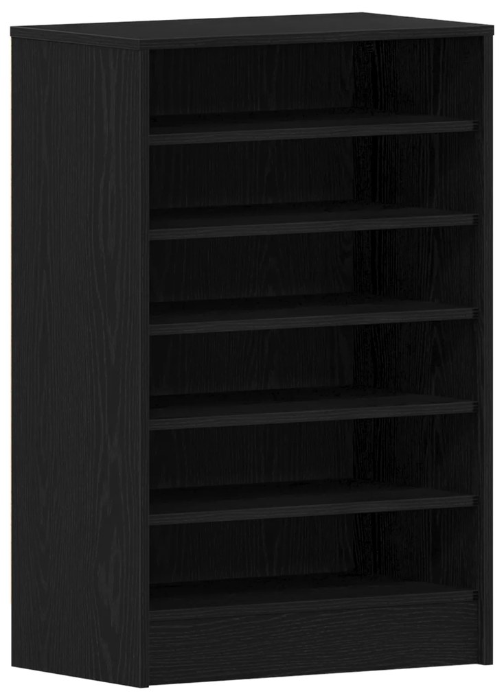 vidaXL Ντουλάπα Παπουτσιών Μαύρο Δρύς 60x35x92 εκ Επεξεργασμένο Ξύλο