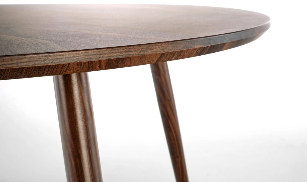 DOMENICO table walnut/gold DIOMMI V-CH-DOMENICO-ST