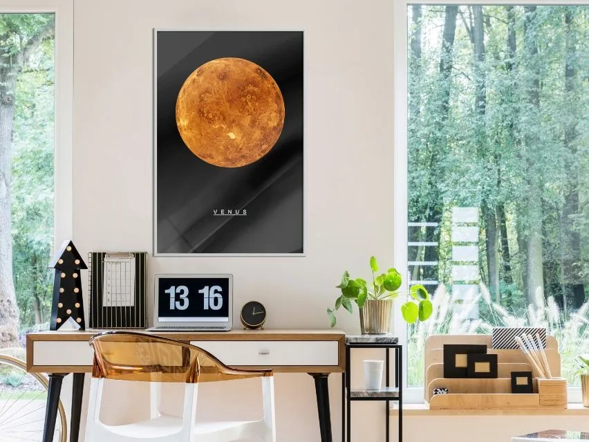 Αφίσα - The Solar System: Venus - 20x30 - Χρυσό - Χωρίς πασπαρτού