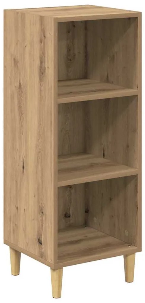 vidaXL Πλαϊνό γραφείο artisan δρυς 32.5 x 34.5 x 90 εκ
