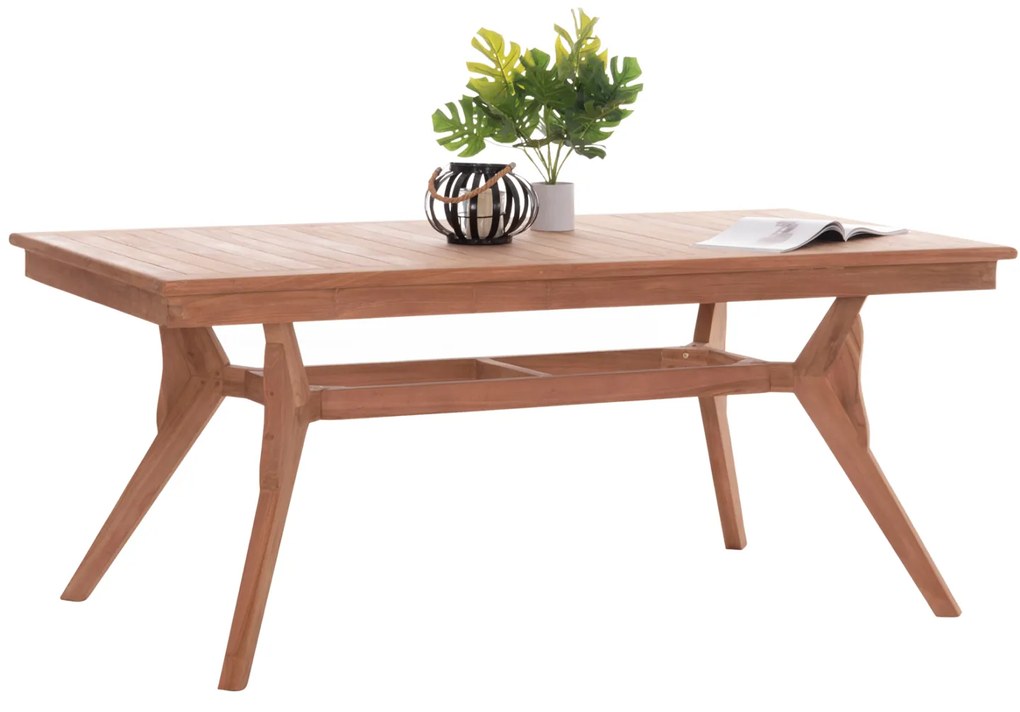 ΤΡΑΠΕΖΙ ΤΡΑΠΕΖΑΡΙΑΣ WONDER HM18116 ΞΥΛΟ TEAK--ΦΥΣΙΚΟ 180x91x75Υεκ.
