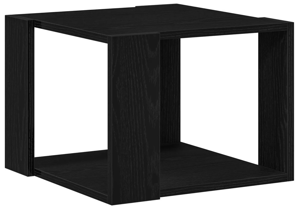 vidaXL Τραπεζάκι Καφέ Μαύρο δρυς 40x40x30 εκ. Κατασκευασμένο ξύλο