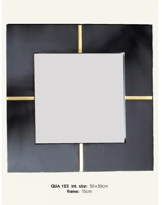 Καθρέπτης ξύλινος Royal Art 50x50εκ. QUA123