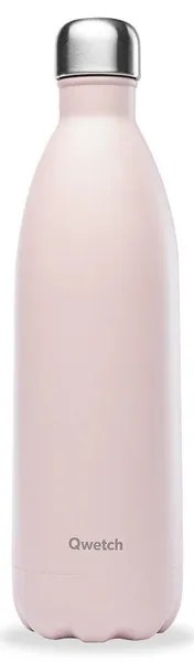 Qwetch Θερμός Inox - Pastel - Ροζ - 1L
