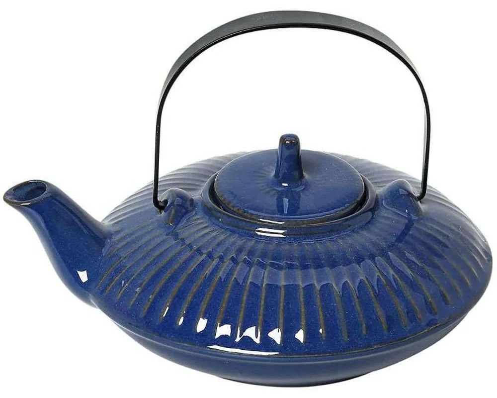 Τσαγιέρα Ritual SPI107 21x17,5x8cm 700ml Blue Espiel Stainless Steel,Clay