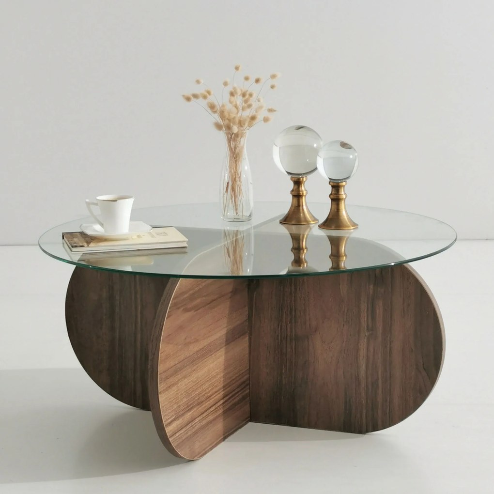 Coffee Table Bubble - Walnut Walnut