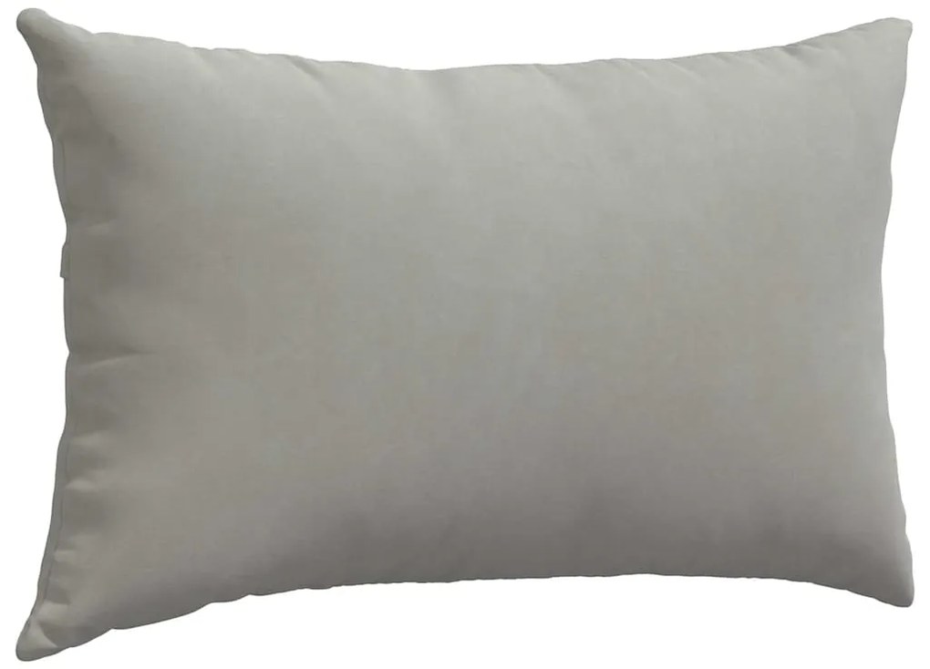 vidaXL Μαξιλάρι Καναπέ 2 pcs Ανοιχτό γκρι 50 x 30 cm ύφασμα