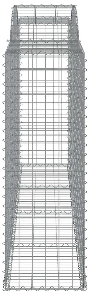 vidaXL Συρματοκιβώτια Τοξωτά 13 τεμ. 300x50x140/160 εκ. Γαλβαν. Ατσάλι
