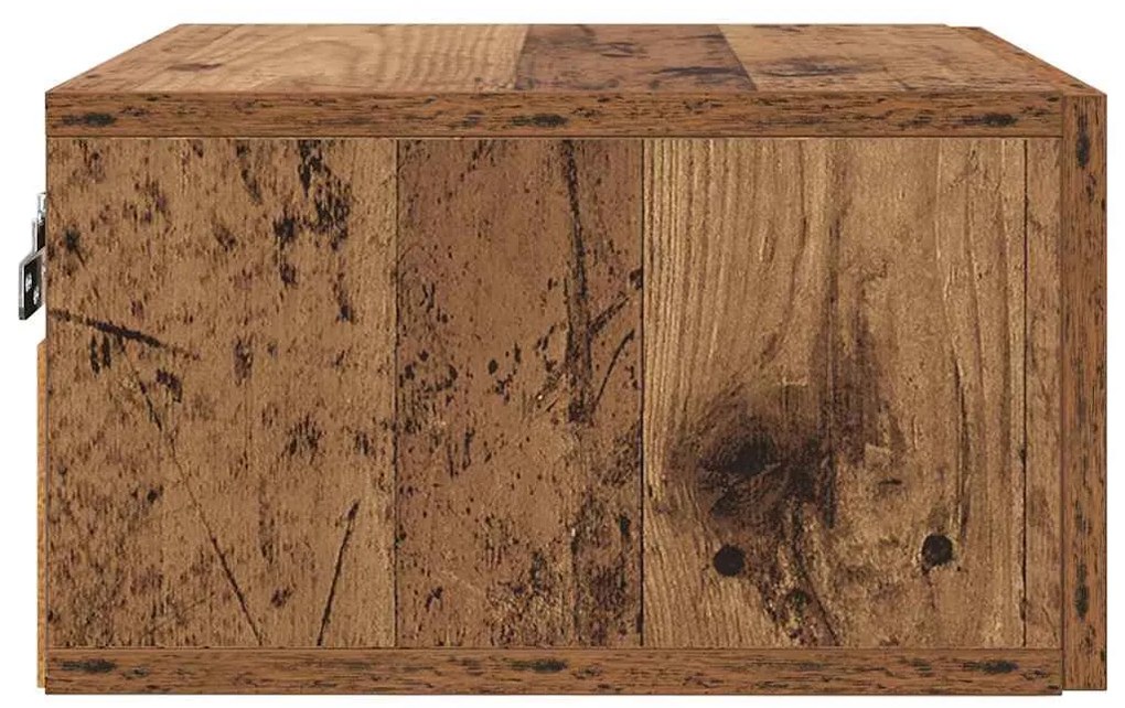 vidaXL Κομοδίνο Παλιό ξύλο 35 x 35 x 20 εκ Επεξεργασμένο ξύλο