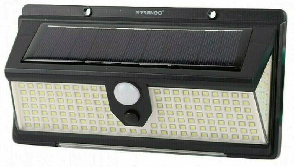 Arrango Ηλιακό Φωτιστικό Δρόμου Ψυχρό Λευκό 6500K με Αισθητήρα Κίνησης και Φωτοκύτταρο IP65