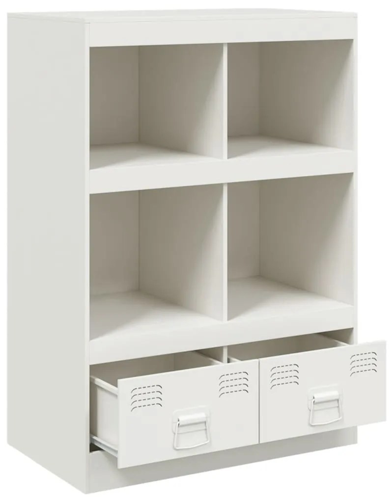 Ραφιέρα Λευκή 67x39x95 εκ. από Ατσάλι - Λευκό