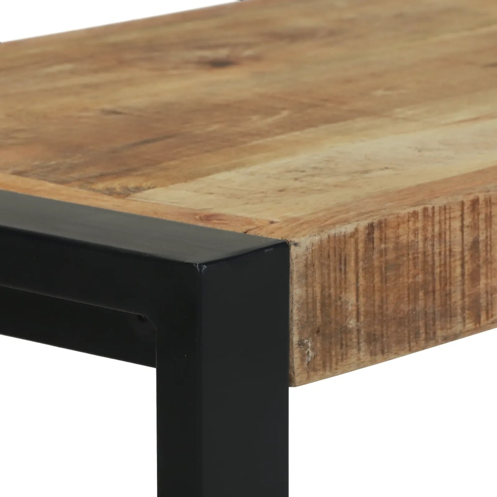 vidaXL Παγκάκι 100x35x45 εκ Μασίφ Σκληρό Ξύλο Μάνγκο