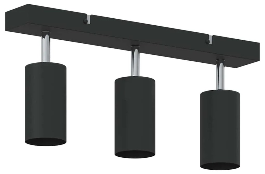 vidaXL Σποτ οροφής Μαύρο 38 x 5.5 x 16.5 εκ Ατσάλι