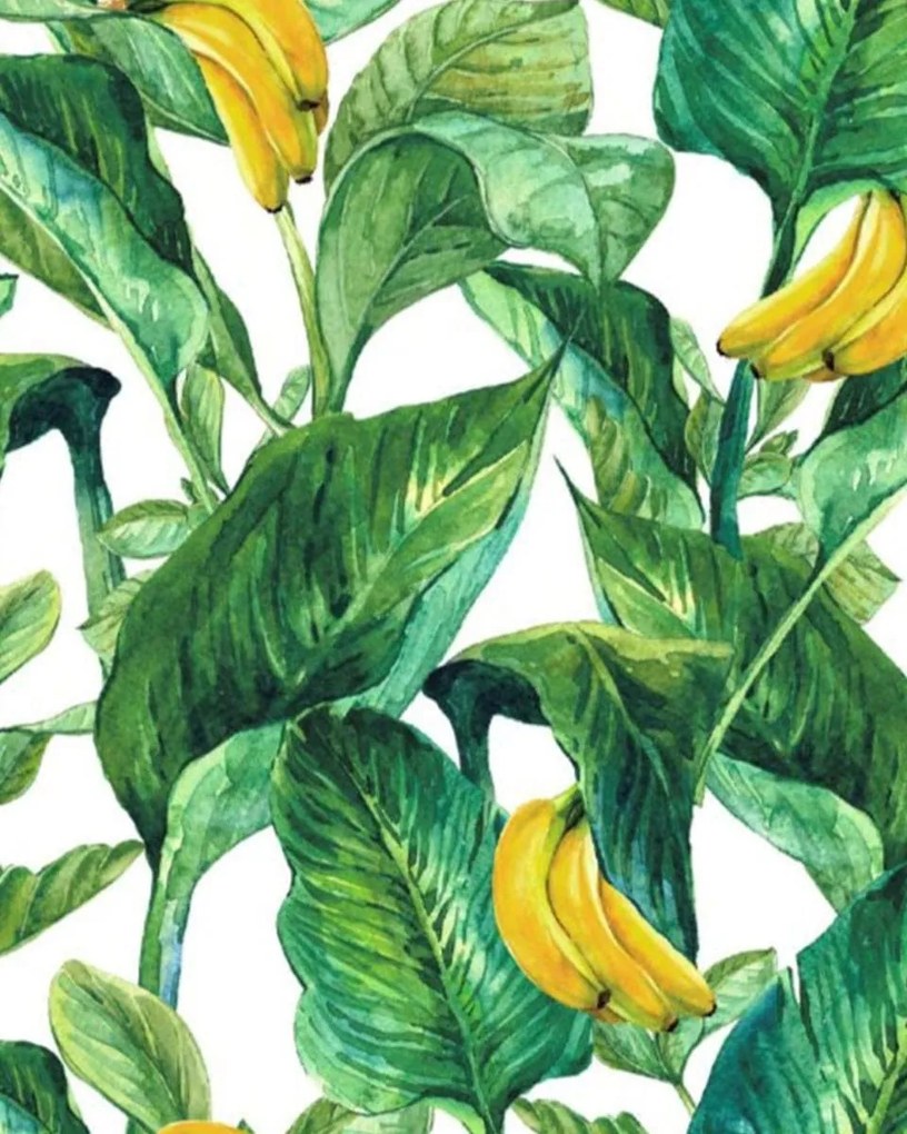 Ύφασμα Σχέδιο Φύλλα Green Leaves Φ280cm