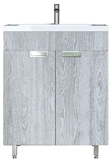 Sanitec LIDO Έπιπλο Μπάνιου Με Νιπτήρα & Ποδαράκια σε 5 αποχρώσεις 70ΥxM65XB34cm