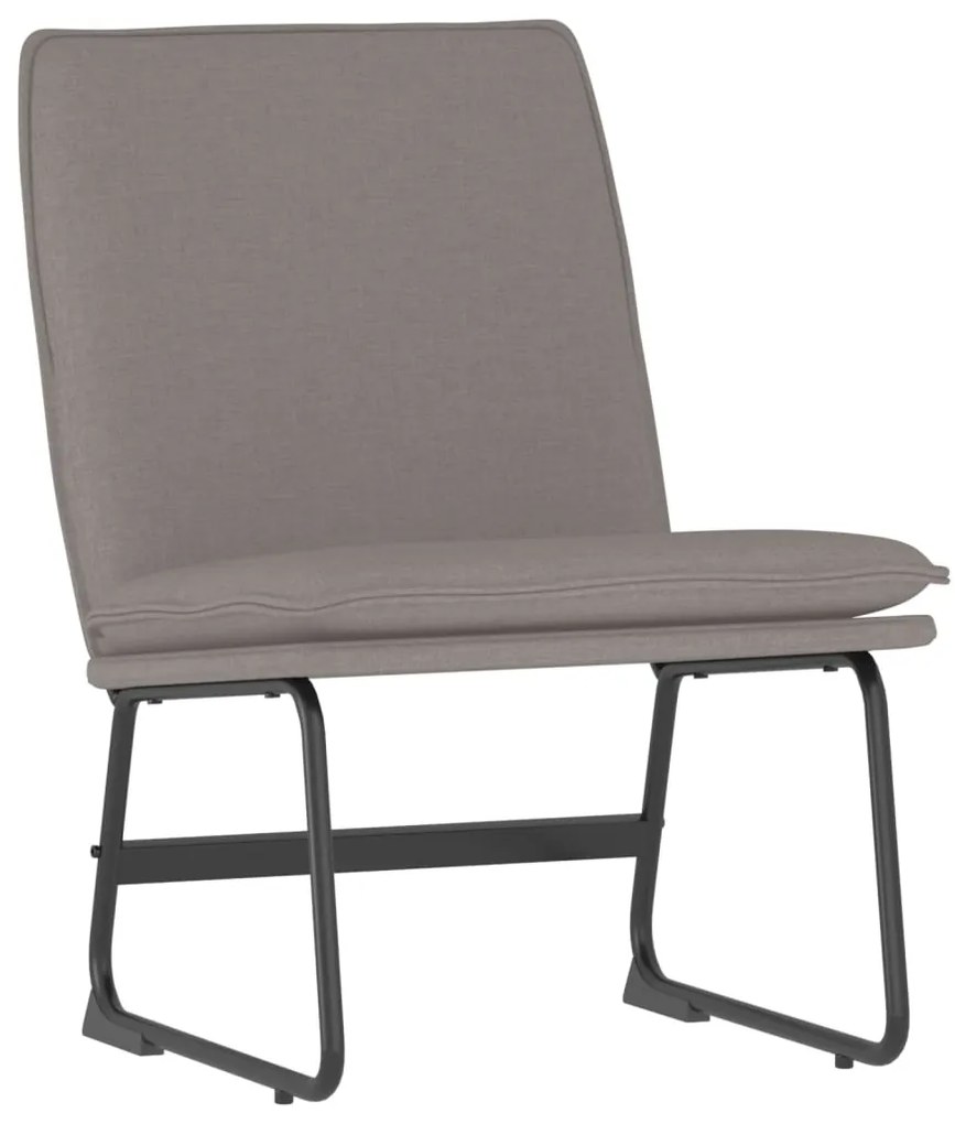 vidaXL Πολυθρόνα Taupe 52 x 75 x 76 εκ. Υφασμάτινη