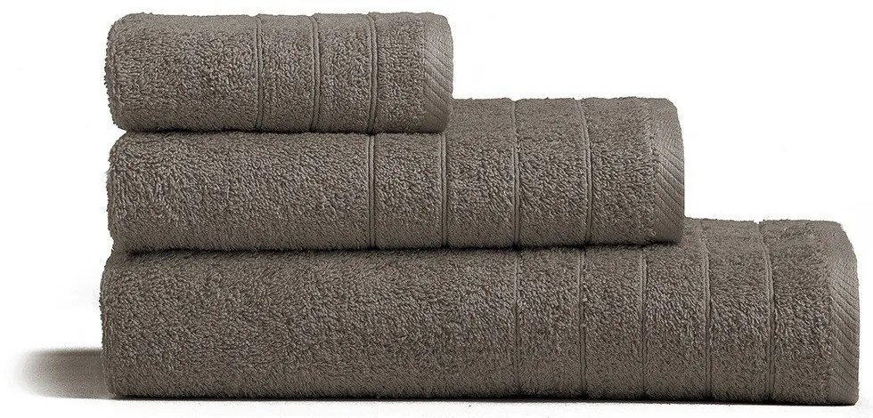 Πετσέτα Fresca Brown Melinen Προσώπου 50x90cm 100% Cotton Foam