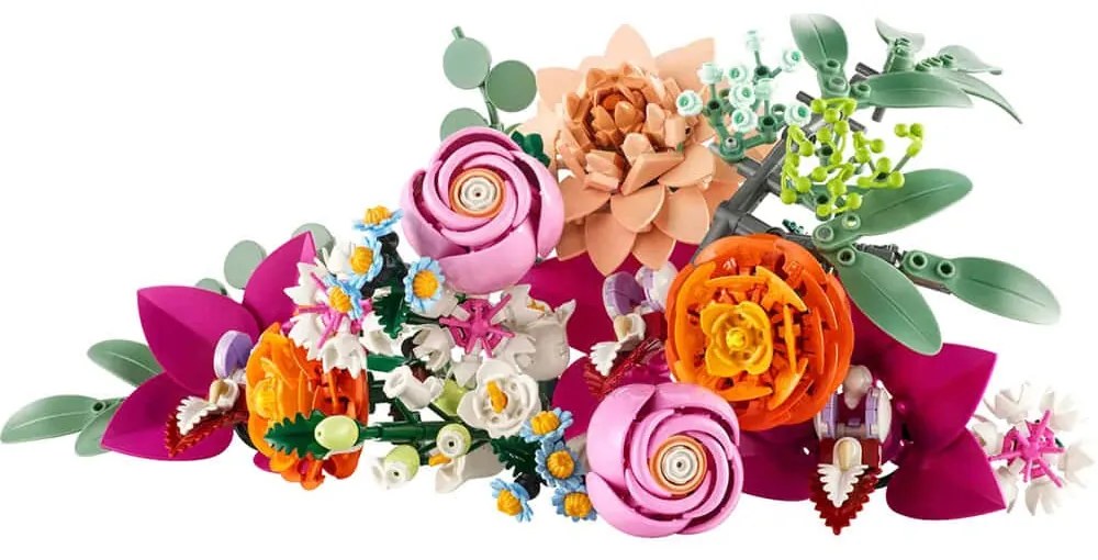 Botanicals: Όμορφο Μπουκέτο Ροζ Λουλουδιών 10342 18 Ετών+ 749 Κομμάτια Multi Lego