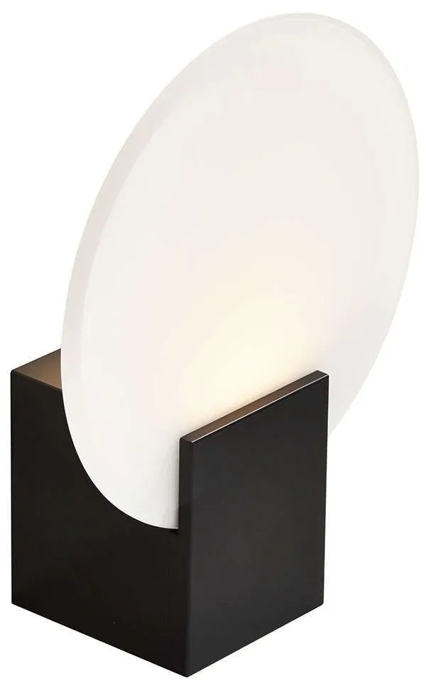 Φωτιστικό Τοίχου Hester 2015391003 9,3x25,5cm Dimmable Led 900Lm 9,5W 3000K IP44 Black Nordlux Πλαστικό, Γυαλί