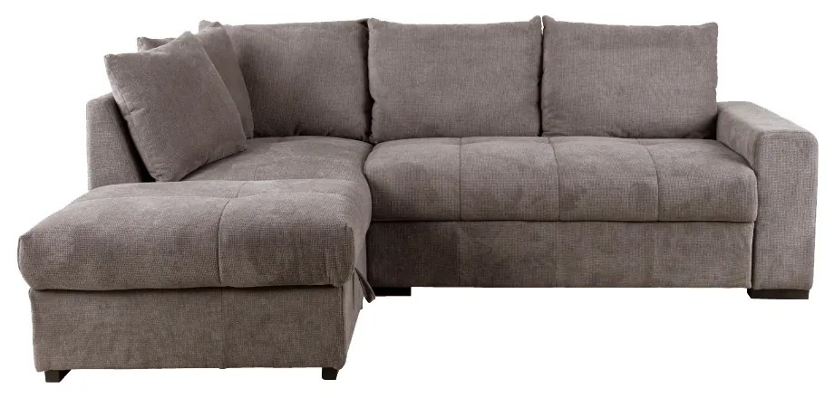 BILL ΚΑΝΑΠΕΣ ΚΡΕΒΑΤΙ ΓΩΝΙΑ ΑΡΙΣΤΕΡΗ TAUPE 241x173x94 - 70-0413