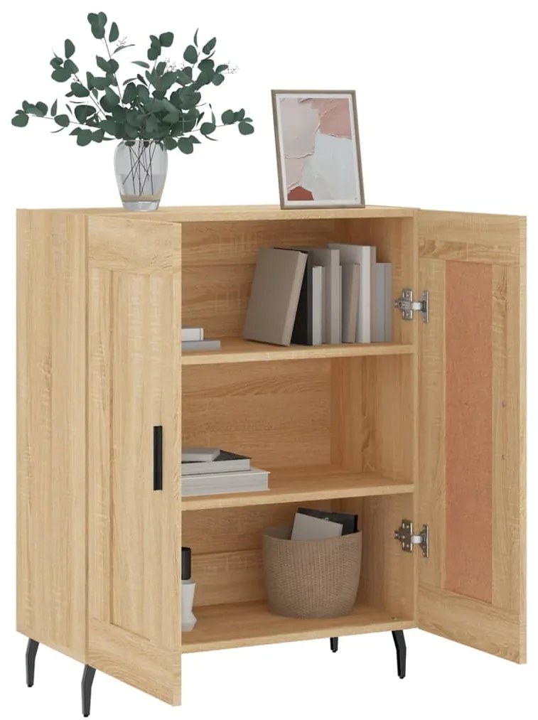 vidaXL Ντουλάπι Sonoma Δρυς 69,5 x 34 x 90 εκ. από Επεξεργασμένο Ξύλο