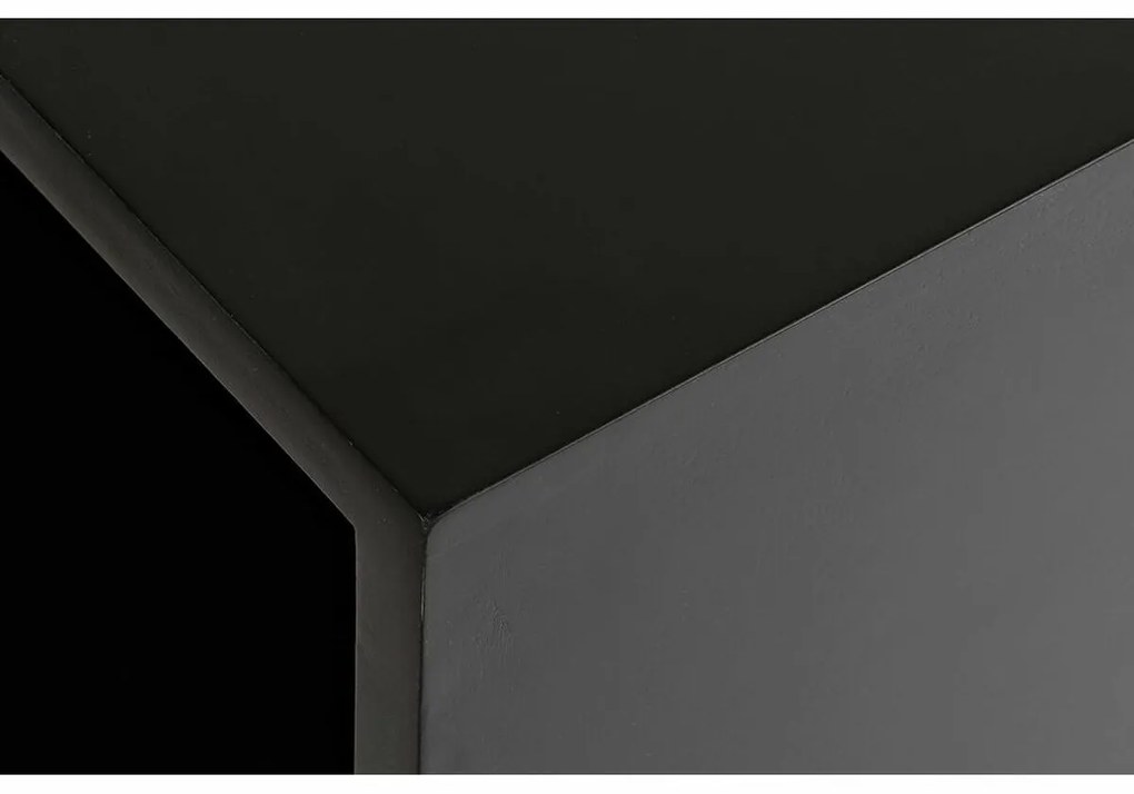 Τηλεόραση DKD Home Decor Μαύρο Έλατο ρατάν (160 x 65 x 38 cm)
