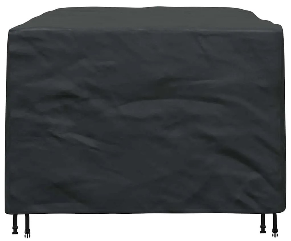 vidaXL Κάλυμμα επίπλων Μονόχρωμο Μαύρο 180 x 150 x 85 εκ. 420D