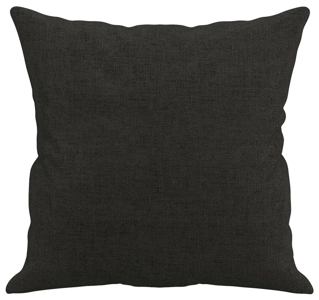 vidaXL Μαξιλάρια Διακοσμητικά 2 τεμ. Μαύρα 40 x 40 εκ. Υφασμάτινα