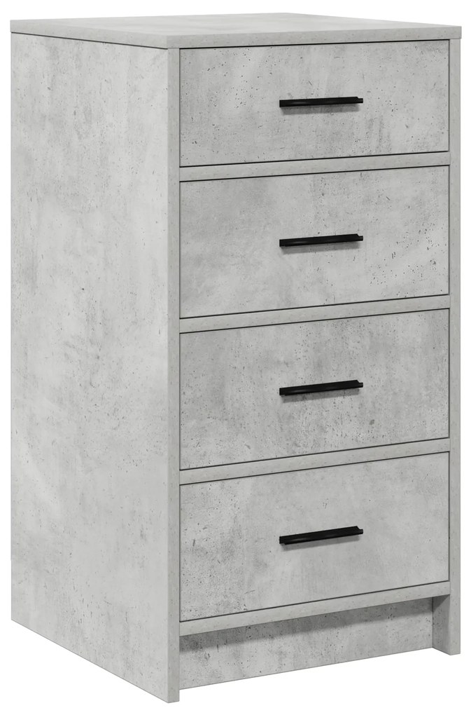 vidaXL Μπουφές Γκρι Σκυρόδεμα 40x41x75 εκ. Επεξεργασμένο Ξύλο