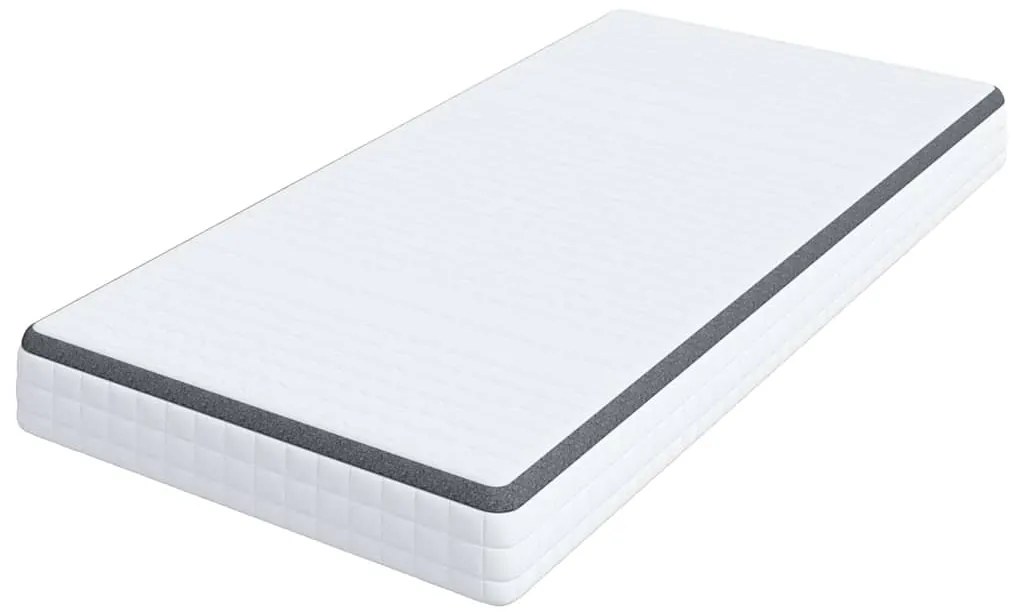 vidaXL Στρώμα Λευκό και Γκρι 90 x 190 cm Σαμπρέλα Bonell