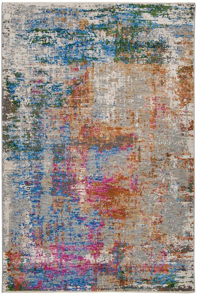 Χαλί Sonoro KI30A Grey-Blue Βιοκαρπέτ 140X200cm