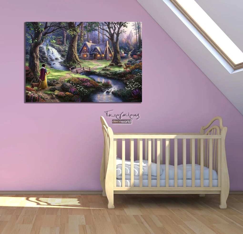 Παιδικός πίνακας σε καμβά Χιονάτη KNV019 30cm x 40cm