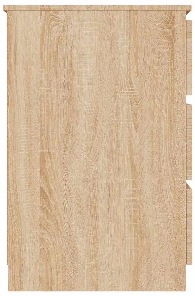 vidaXL Γραφείο Sonoma Δρυς 140 x 50 x 77 εκ. από Επεξ. Ξύλο