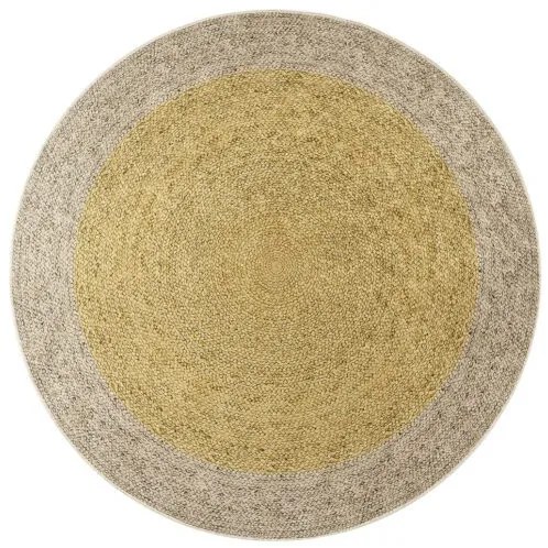 Beauty Home Ροτόντα 90x90 Jute Art 9131 Μπεζ,Κίτρινο